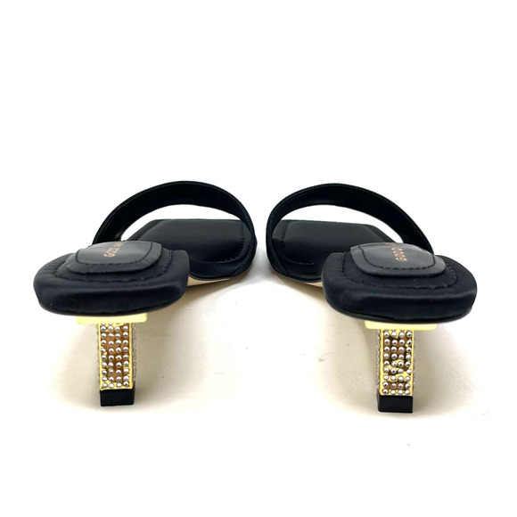 Good American Kickstand Slide Sandal Mules Black Size 6.5 GA117K-X - Picture 6 of 10